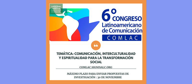 VI Congreso Latinoamericano y Caribeño de Comunicación invita a enviar propuestas de investigación