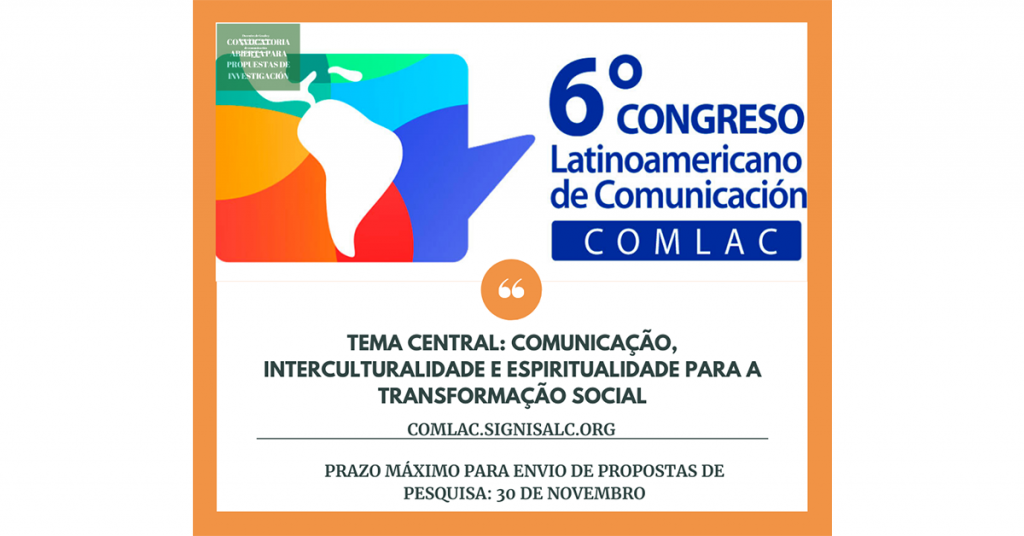 VI Congresso Latino-Americano e Caribenho de Comunicação convida você a enviar propostas de pesquisa
